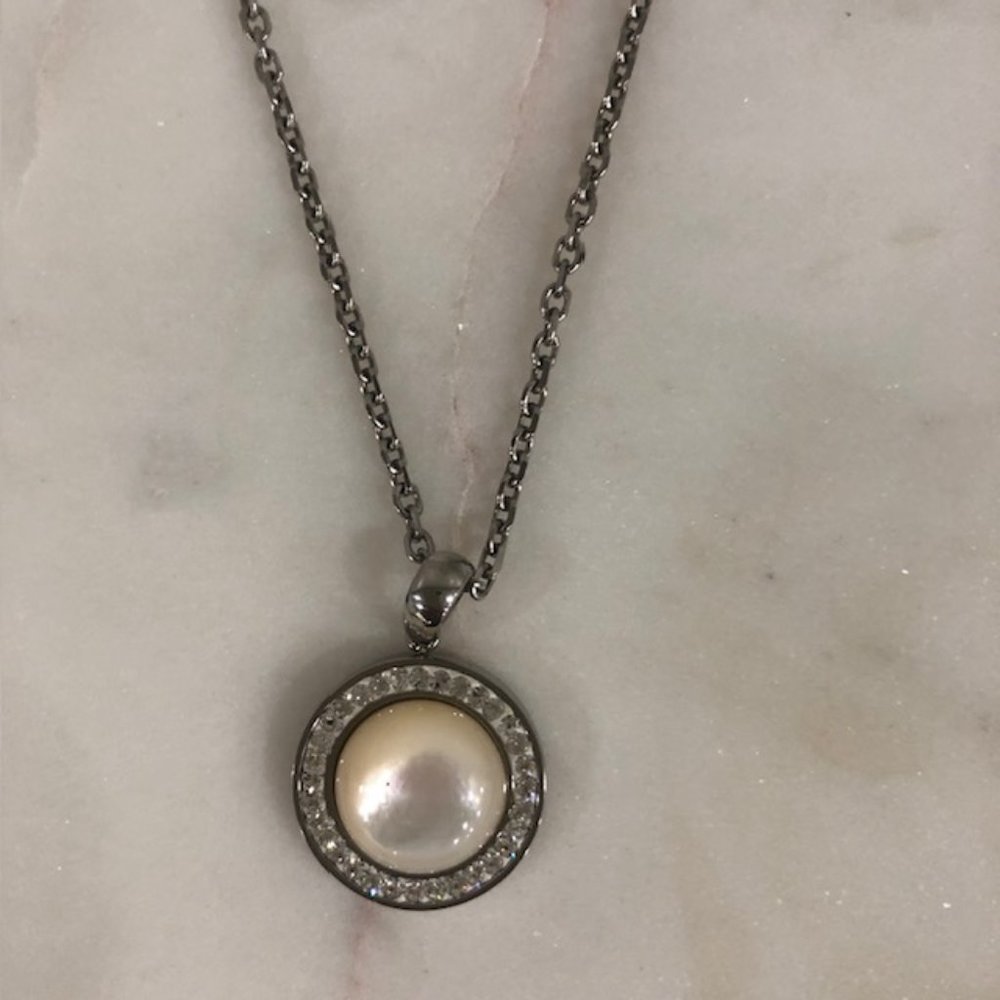 A.R.Z Stainless Steel Set Necklace & Earrings